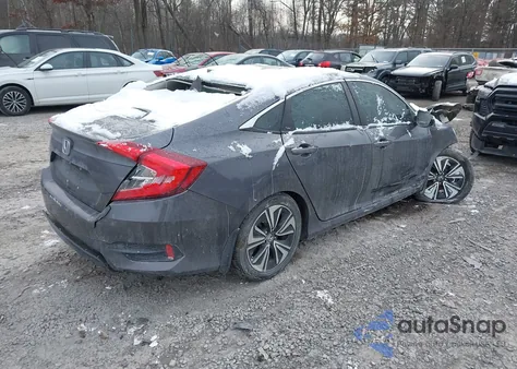 2016 Honda Civic Ex-L from USA, damaged, VIN 2HGFC1F74GH651215